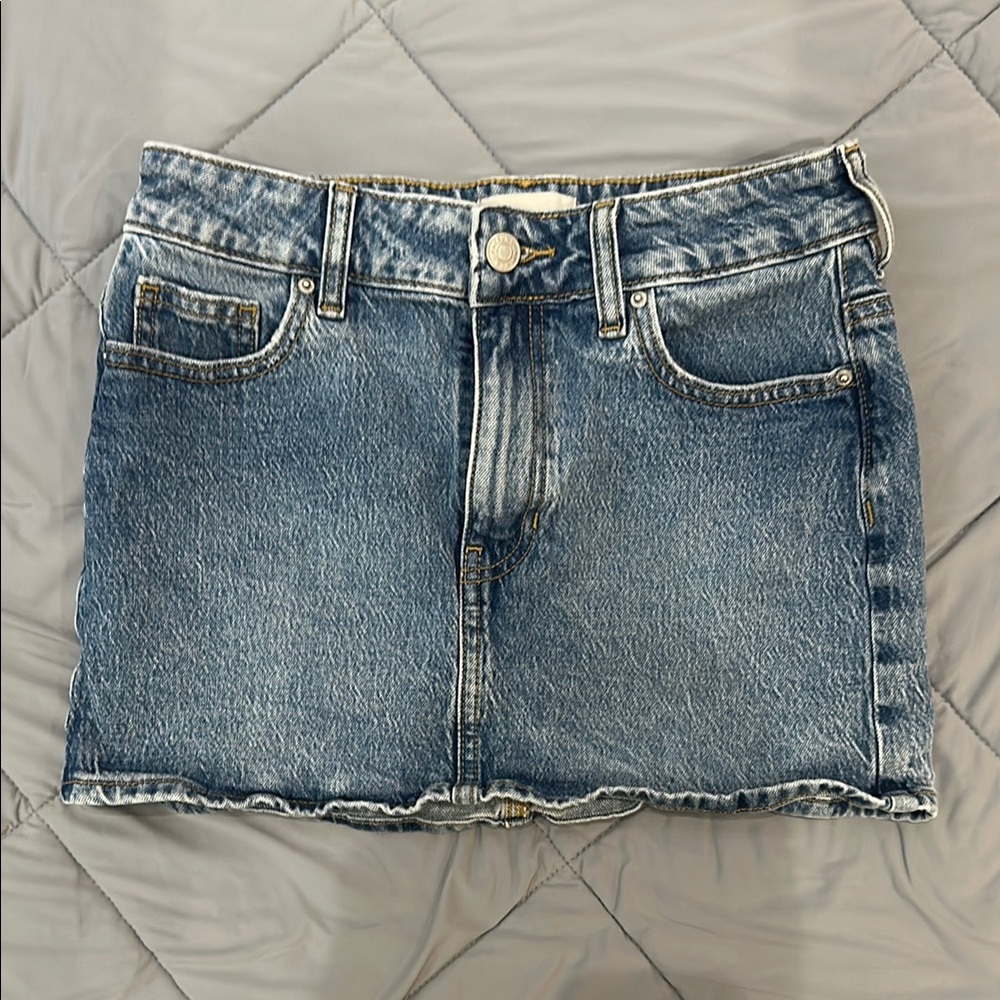 PacSun Blue Denim Skirt